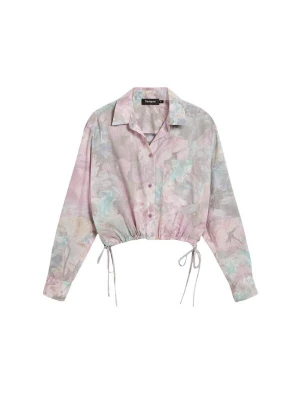 Foto van product Desigual Blouse 'CAM FLOWERS LACRO 26SWCW25' pink