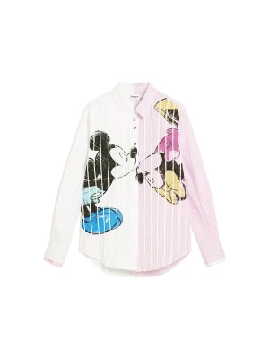 Foto van product Desigual Blouse 'Mickey and Minnie Mouse' gemengde kleuren / pink / wit