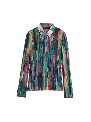 Foto van product Desigual Blouse petrol / spar / koraal / fuchsia