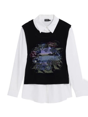 Foto van product Desigual Blouse zwart / wit