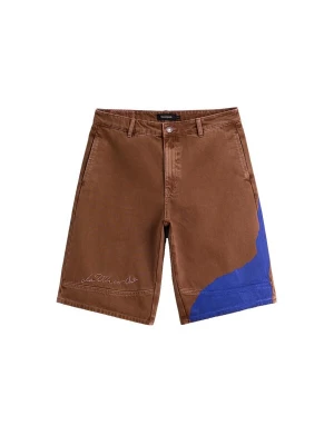Foto van product Desigual Broek 'Bermuda' kobaltblauw / bruin