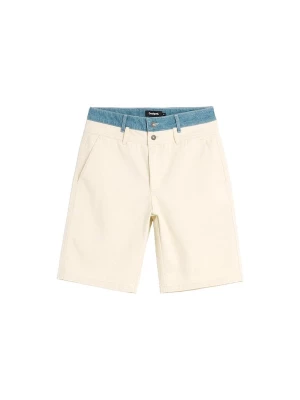 Foto van product Desigual Broek 'Bermuda' opaal / wit