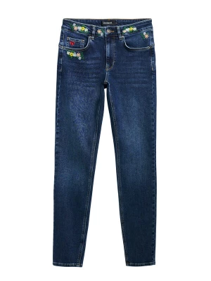 Foto van product Desigual Jeans nachtblauw / geel / groen / wit