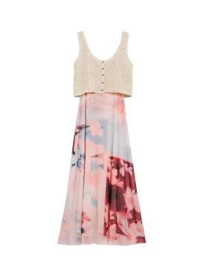 Foto van product Desigual Jurk beige / blauw / rood
