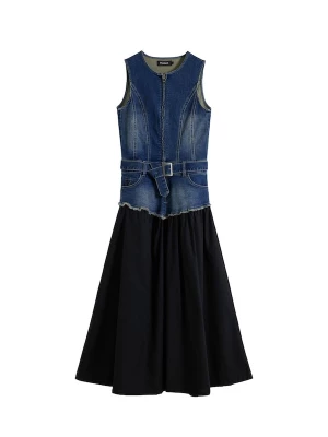 Foto van product Desigual Jurk blauw denim / zwart