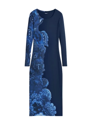 Foto van product Desigual Jurk blauw / donkerblauw / wit