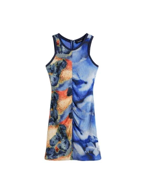 Foto van product Desigual Jurk blauw / geel / oranje