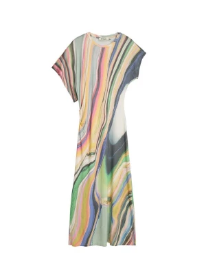 Foto van product Desigual Jurk donkergeel / limoen / lichtgroen / pink