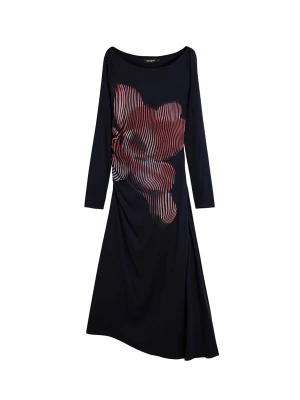 Foto van product Desigual Jurk grenadine / zwart / eierschaal