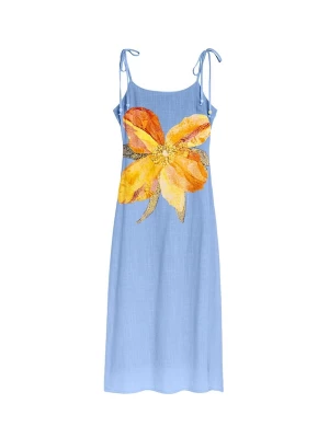 Foto van product Desigual Jurk lichtblauw / geel / oranje
