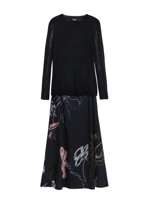 Foto van product Desigual Jurk lichtblauw / poederroze / zwart