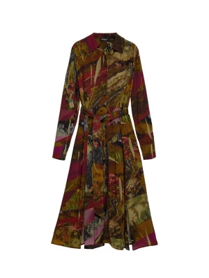 Foto van product Desigual Jurk olijfgroen / bordeaux / zwart