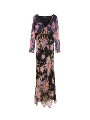 Foto van product Desigual Jurk pasteelgeel / lichtlila / zwart