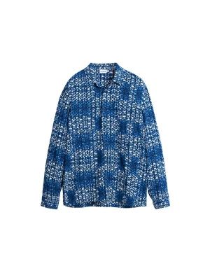Foto van product Desigual Overhemd blauw / donkerblauw / wit