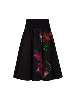 Foto van product Desigual Rok neongroen / lichtroze / rood / zwart
