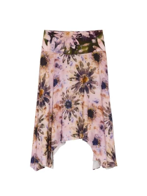 Foto van product Desigual Rok olijfgroen / lila gemêleerd / pastelrood