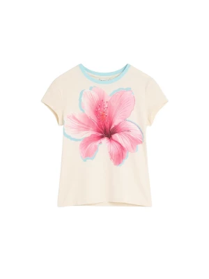 Foto van product Desigual Shirt azuur / rosa / lichtroze / wit