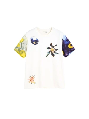 Foto van product Desigual Shirt 'Cosmos' nachtblauw / citroen / wit