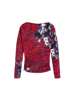 Foto van product Desigual Shirt 'Daisy' donkerblauw / rood / bourgogne / wolwit