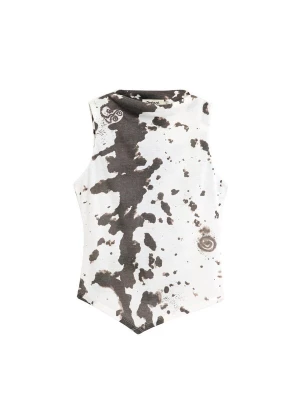 Foto van product Desigual Shirt donkerbruin / wit