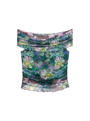 Foto van product Desigual Shirt groen / gemengde kleuren