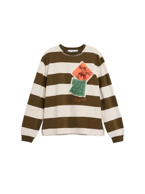 Foto van product Desigual Shirt groen / kaki / oranje / wit