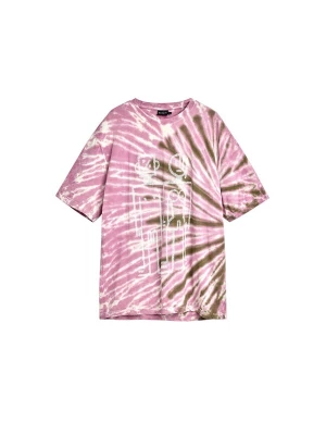 Foto van product Desigual Shirt olijfgroen / pink / wit