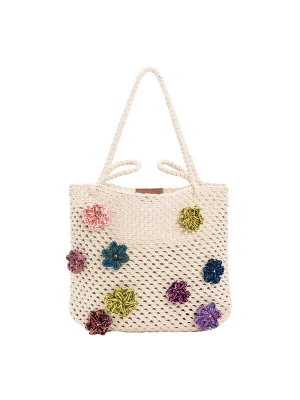 Foto van product Desigual Shopper ecru / donkerblauw / kiwi / lila