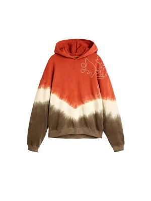 Foto van product Desigual Sweatshirt beige / olijfgroen / oranjerood