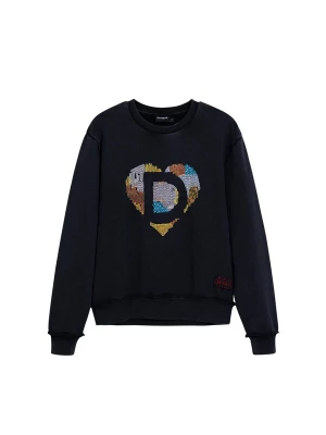 Foto van product Desigual Sweatshirt geel / lichtgrijs / zwart