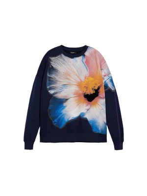 Foto van product Desigual Sweatshirt marine / azuur / oranje / framboos