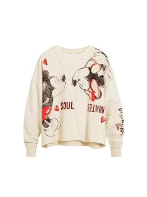 Foto van product Desigual Sweatshirt 'Mickey and Minnie Mouse™' beige / rood / zwart