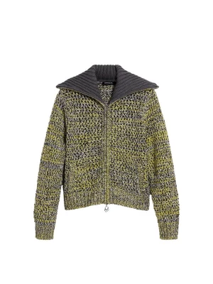 Foto van product Desigual Sweatvest donkergeel / donkergrijs / groen
