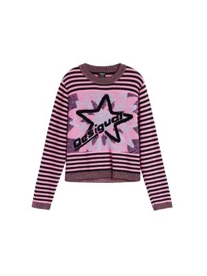 Foto van product Desigual Trui lila / lichtroze / roodviolet / zwart