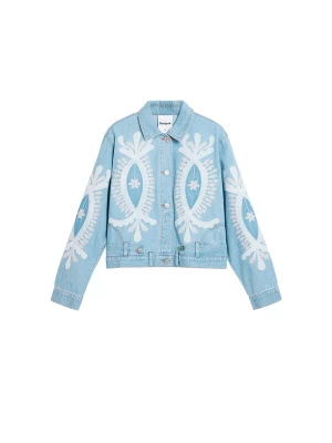 Foto van product Desigual Tussenjas blauw / wit