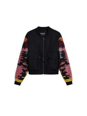 Foto van product Desigual Tussenjas geel / lichtroze / zwart