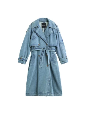 Foto van product Desigual Tussenmantel blauw denim