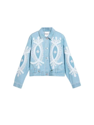 Foto van product Desigual Winterjas 'CHAQ_BORDER 26SWED04' blauw denim