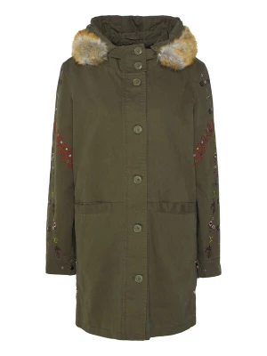 Foto van product Desigual Winterparka marine / mosterd / kaki / vuurrood