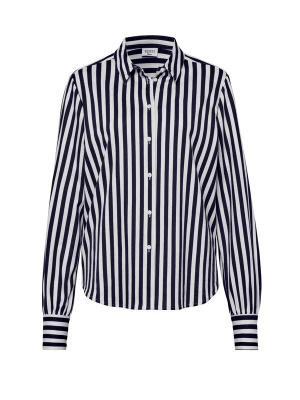 Foto van product DESOTO Blouse donkerblauw / wit