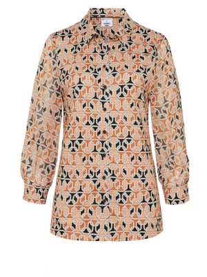 Foto van product DESOTO Blouse lichtbruin / gemengde kleuren