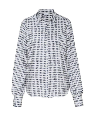 Foto van product DESOTO Blouse 'Lizzy' blauw / wit