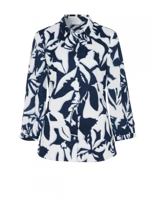 Foto van product DESOTO Blouse 'Pia' donkerblauw / wit