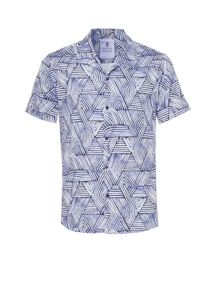 Foto van product DESOTO Overhemd blauw / nachtblauw / wit