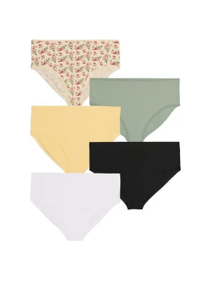 Foto van product Devoted by Zizzi Slip 'Lilje' beige / geel / pastelgroen / pastelroze / zwart / wit