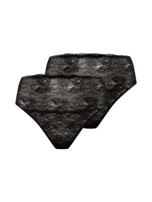 Foto van product Devoted by Zizzi String 'Lazalea' zwart
