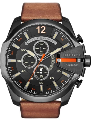 Foto van product DIESEL Analoog horloge 'Mega Chief' lichtbruin / zwart