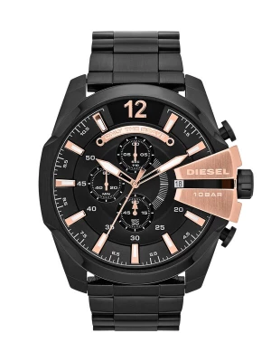 Foto van product DIESEL Analoog horloge 'Mega Chief' oudroze / zwart