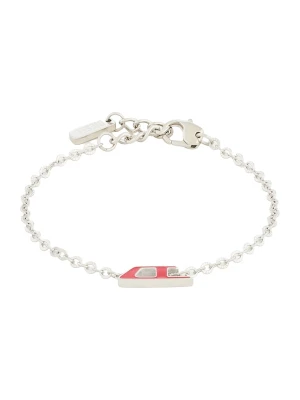 Foto van product DIESEL Armband rood / zilver