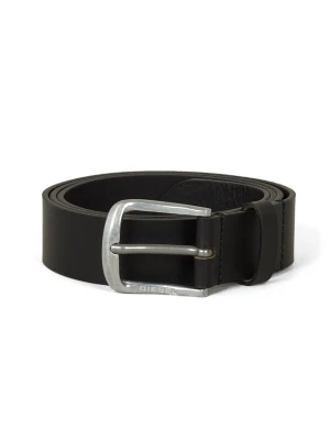 Foto van product DIESEL Riem 'LOGO B-BASIC LEATHER BELT' black denim